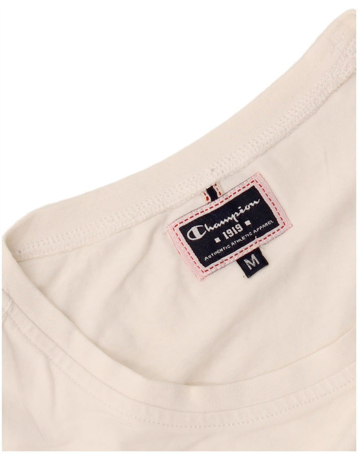 Champion Camiseta gráfica para mujer Top UK 12 Medium White