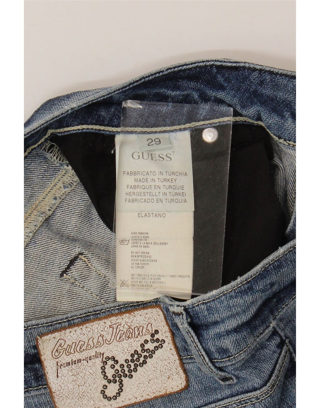 Vaqueros Guess Mujer Bootcut W29 L34 Algodón Azul