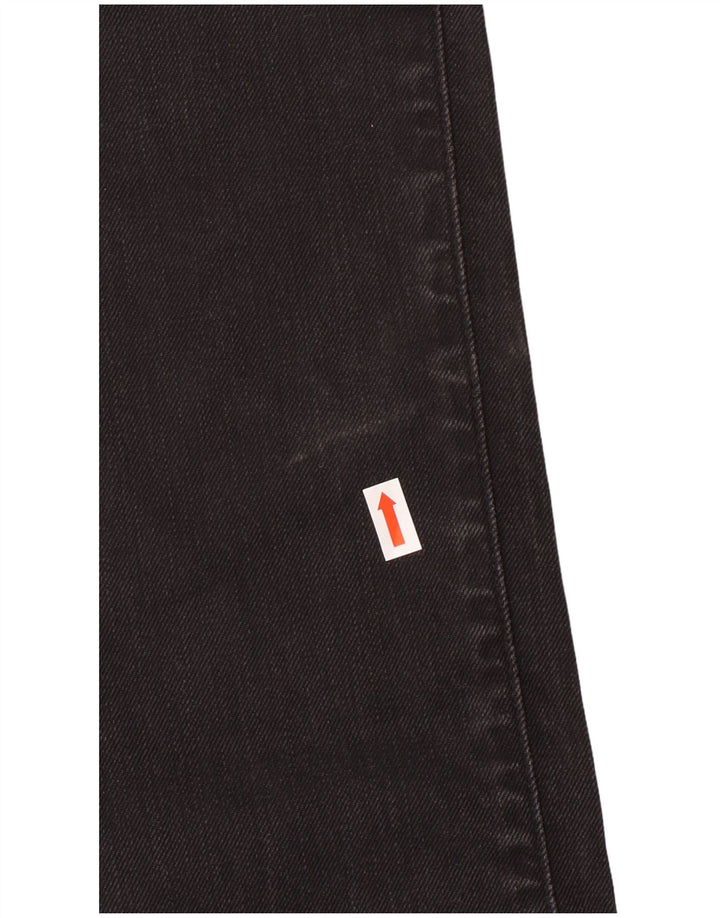 Diesel Mujer Totta Vaqueros Rectos W25 L27 Algodón Negro