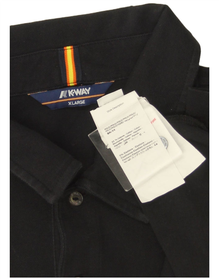 K-WAY Polo Hombre XL Algodón Negro