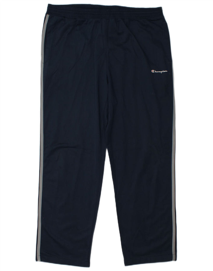 CHAMPION Pantalones de chándal para hombre, talla grande, azul marino