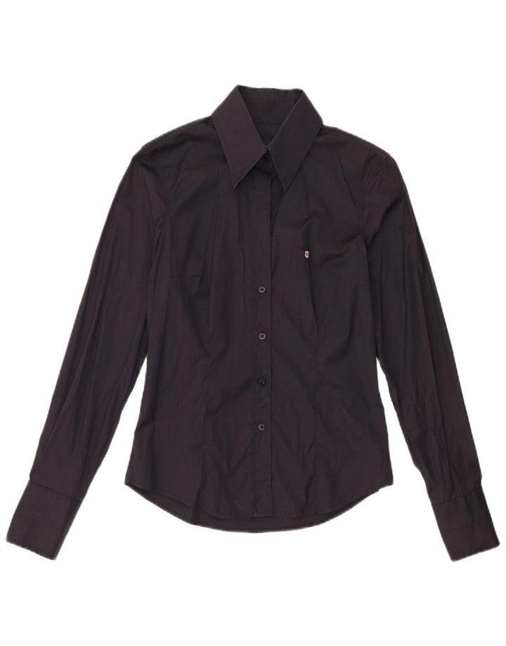 Camisa Gant para mujer UK 8 Small Azul marino Algodón