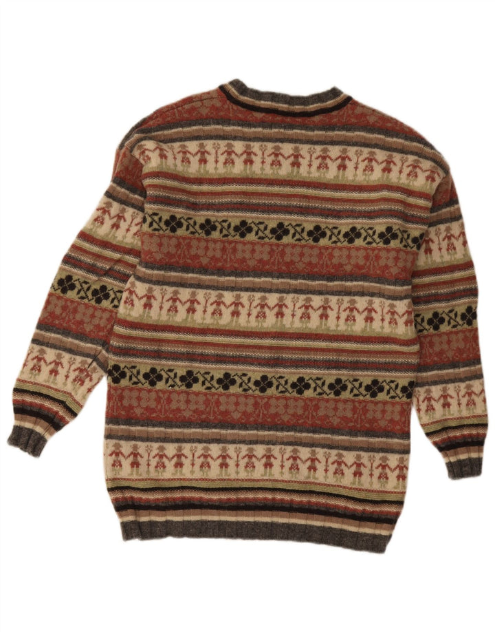 Stefanel Jersey de cuello redondo para mujer, talla 40, talla M, multicolor