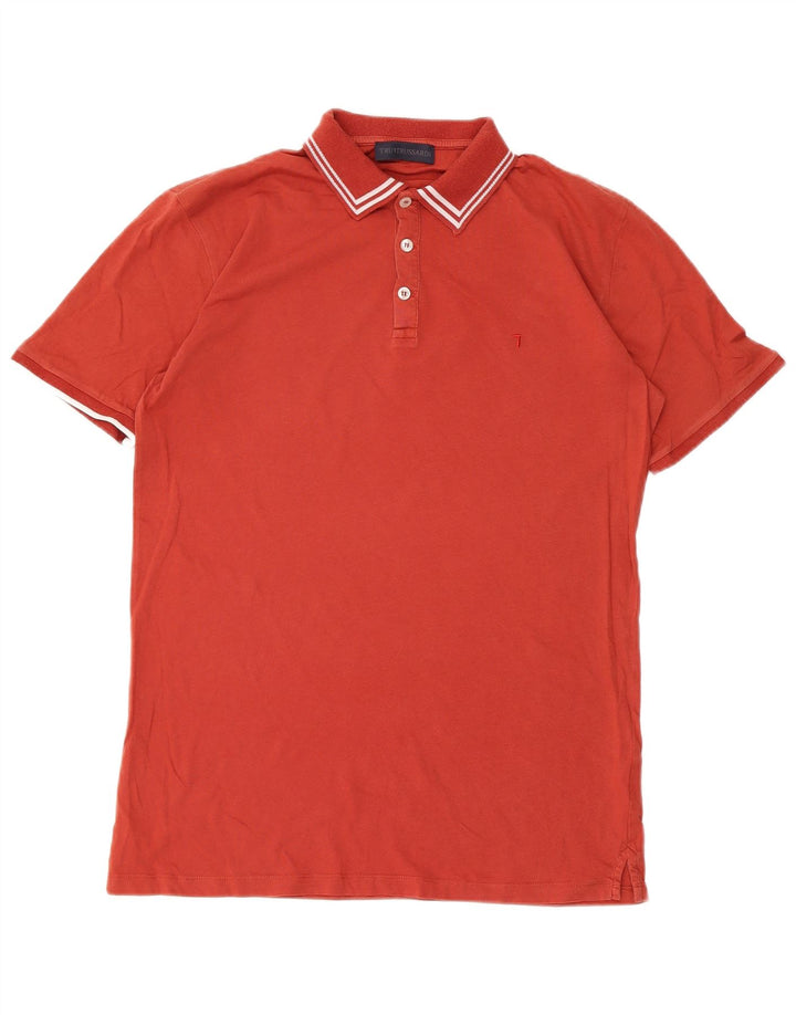 Polo Trussardi Hombre Algodón Rojo Medio