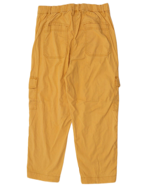 Marks & Spencer Pantalones cargo cónicos para mujer UK 12 Medium W30 L23 Amarillo
