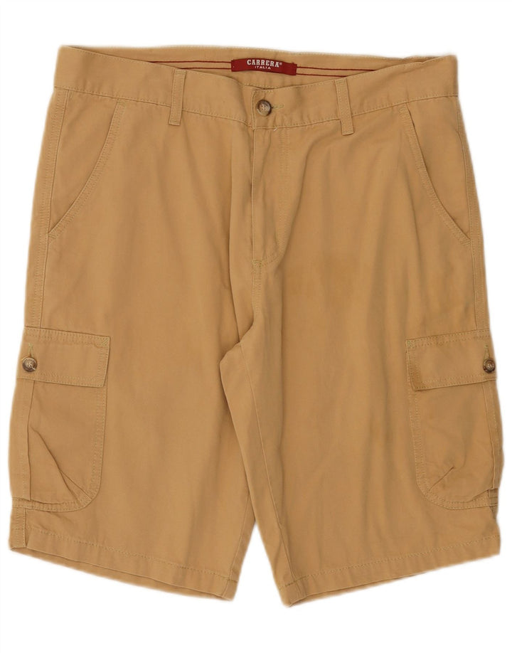 Carrera Pantalones cortos cargo para hombre IT 50 Large W34 Algodón beige