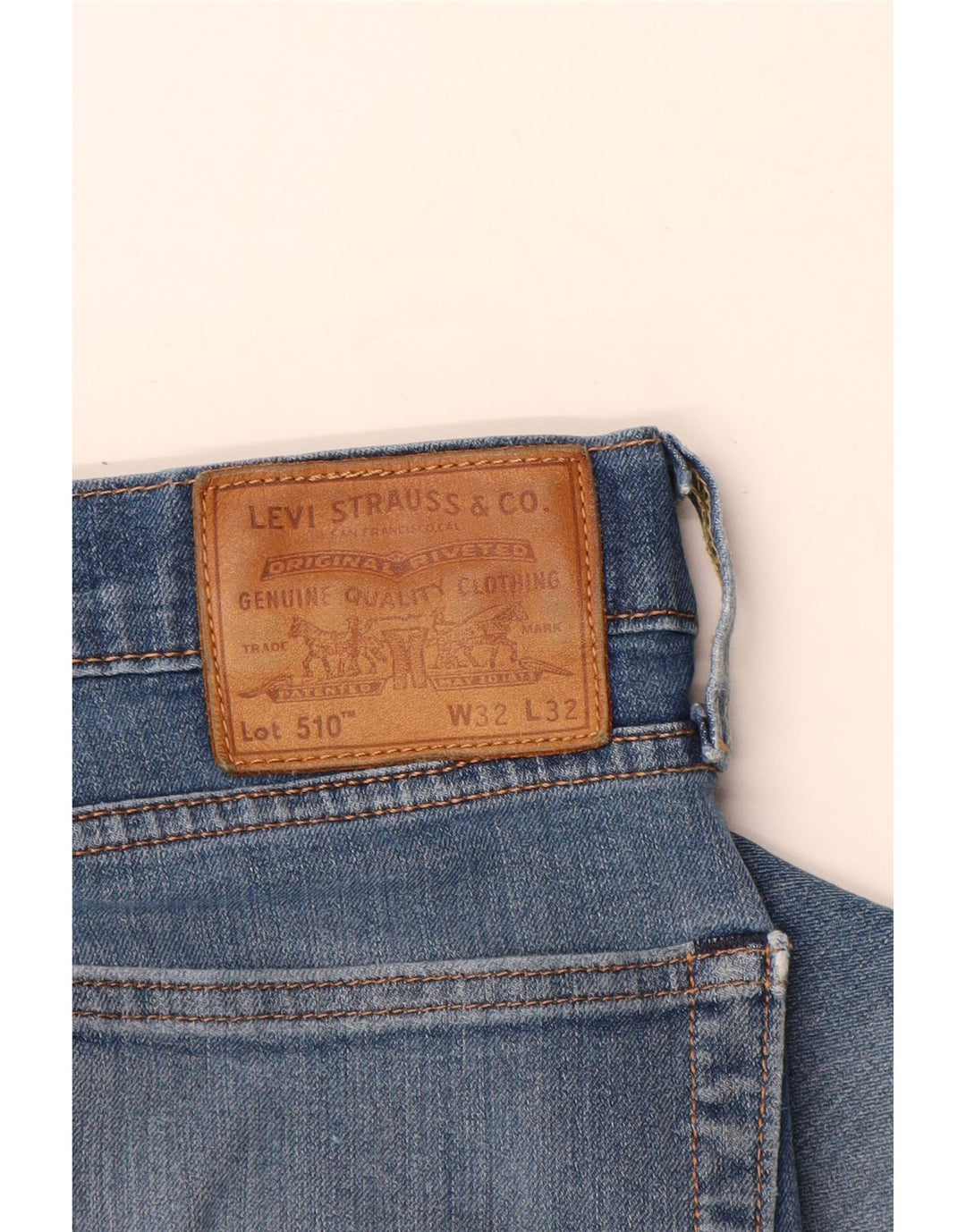 Vaqueros Levi's Mujer 510 Skinny W32 L28 Azul