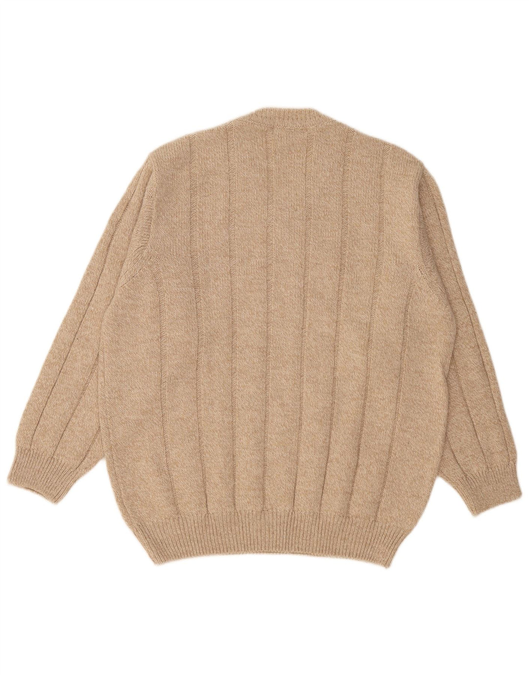 Gioferrari Jersey con Cuello en V para Hombre IT 54 XL Lana Beige