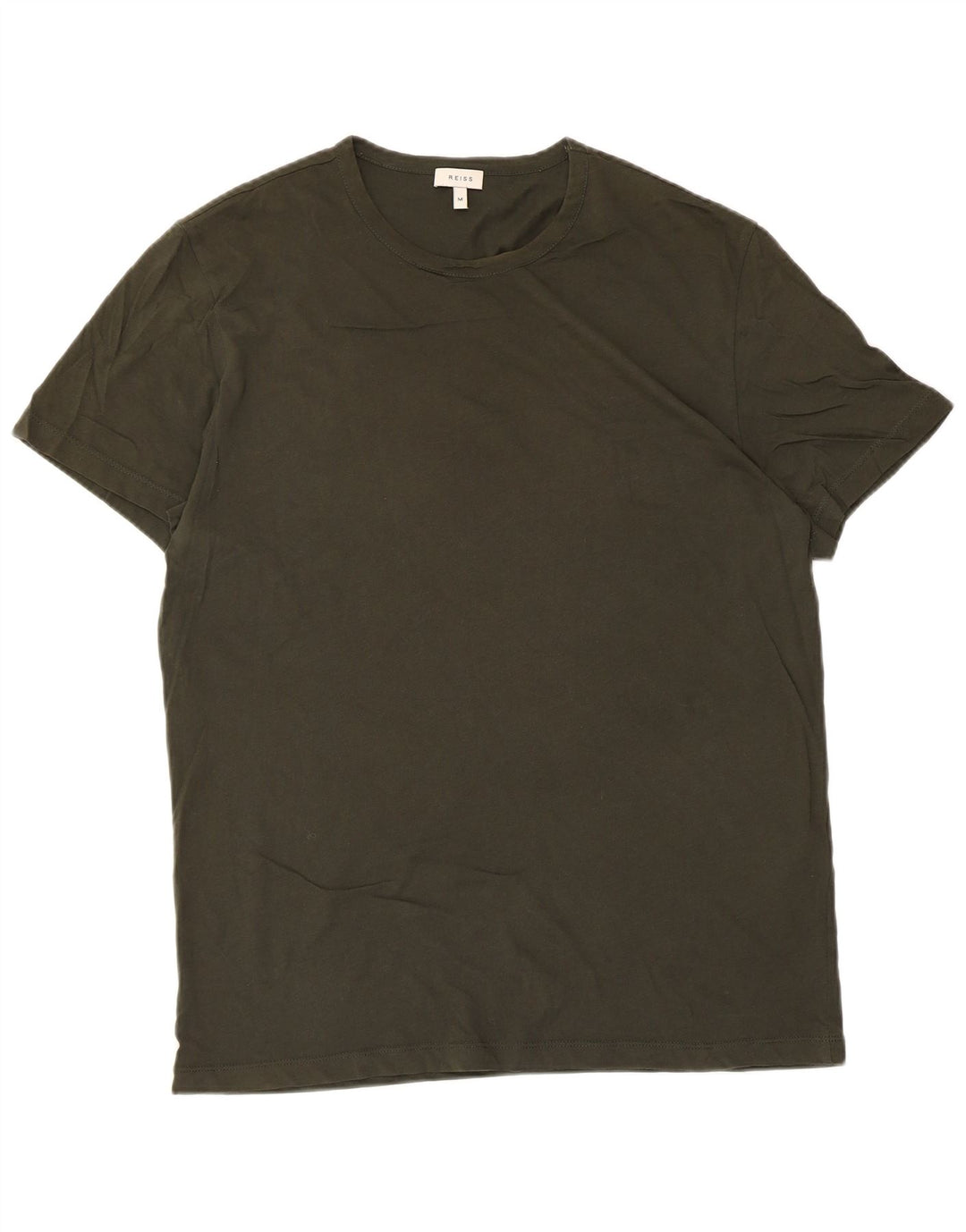 Camiseta Reiss Hombre Top Medium Khaki Algodón