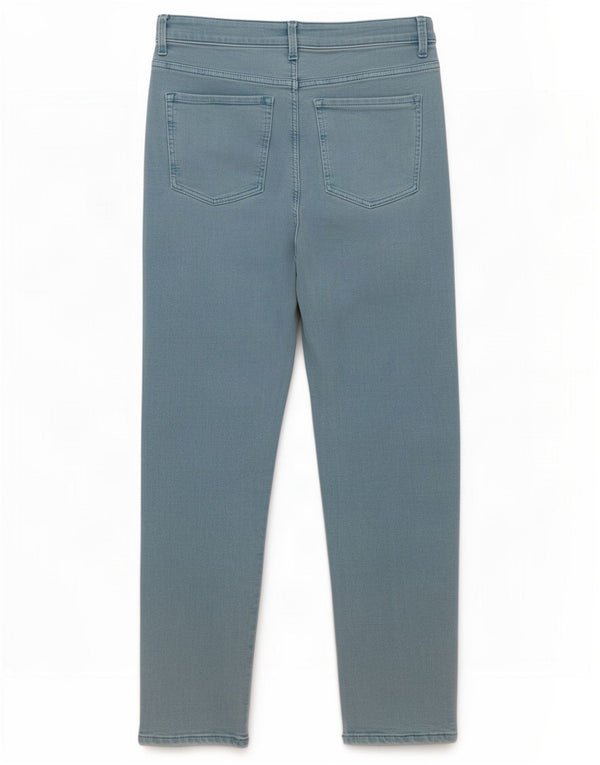 Marks & Spencer Vaqueros Rectos para Mujer UK 12 Medium W30 L27 Turquesa