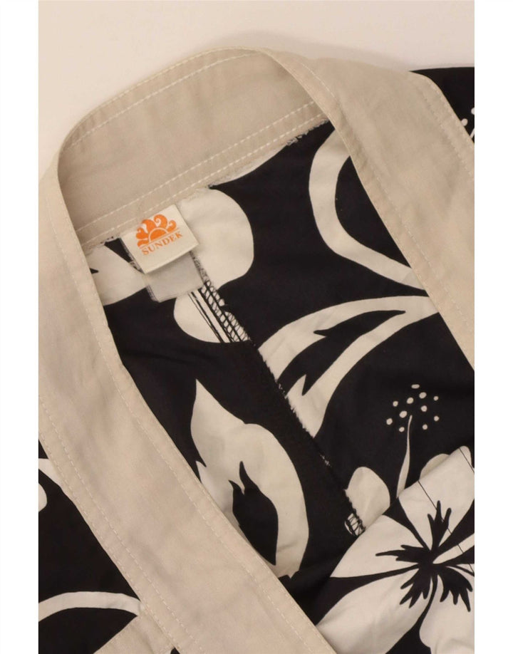 Bañador Sundek Hombre Negro Mediano Floral