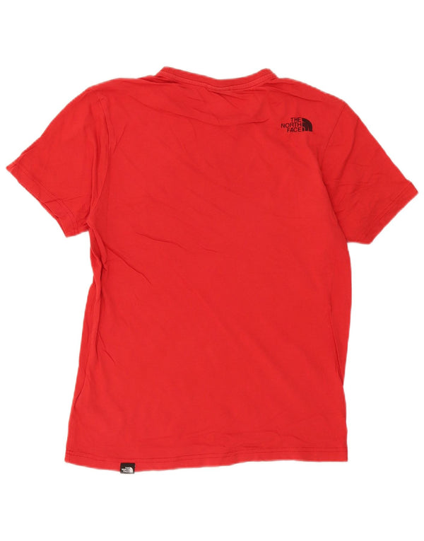 The North Face Camiseta gráfica para hombre Top Small Red Cotton