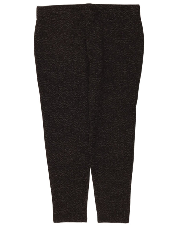 Marks & Spencer Pantalones Cortos para Mujer UK 40 Large W34 L25 Black Chevron