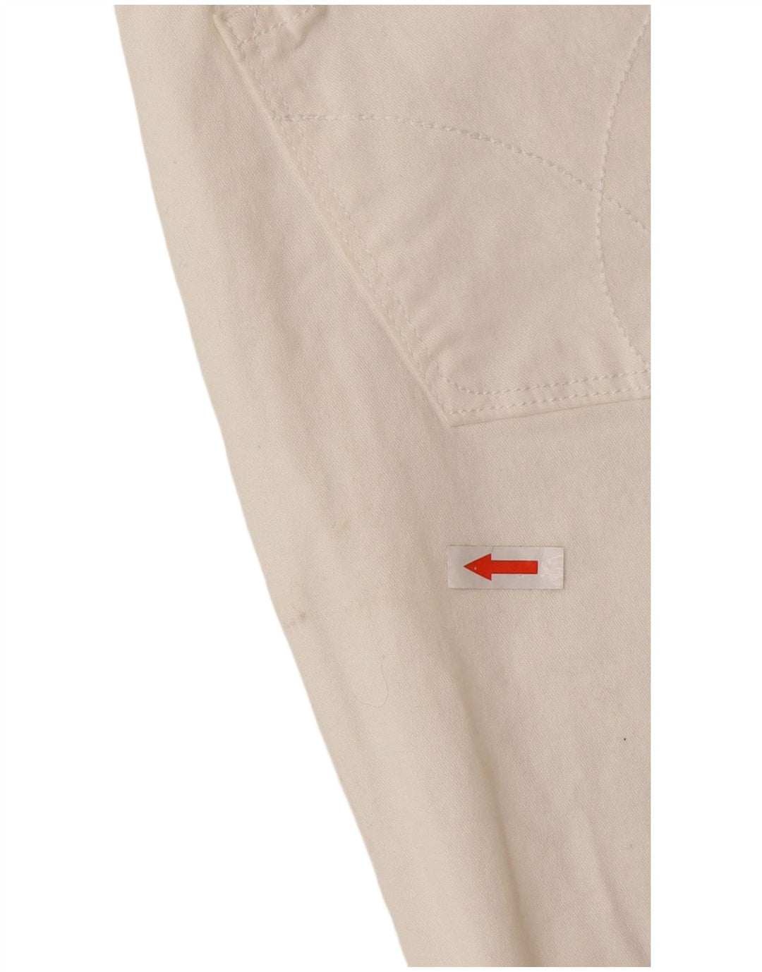 Calvin Klein Jeans Rectos para Mujer US 10 Medium W30 L26 Algodón Blanco