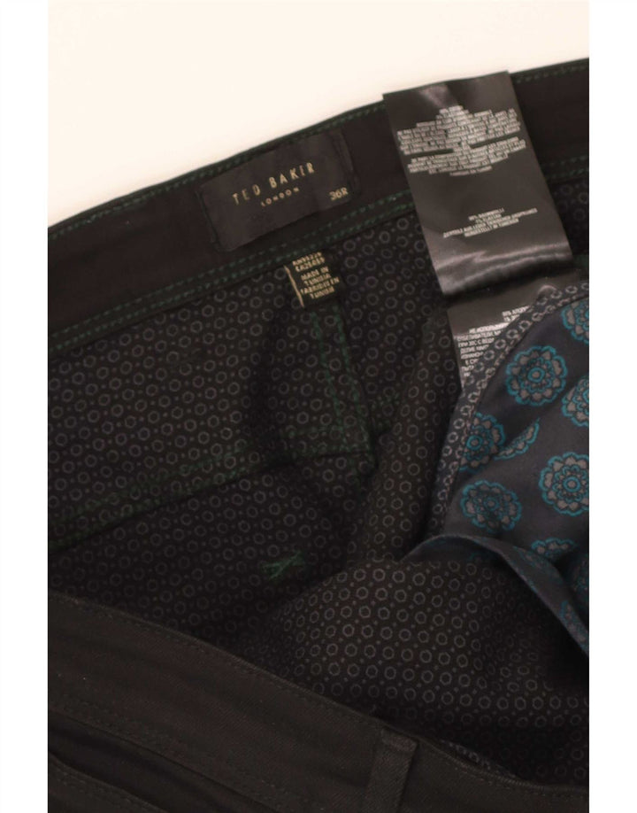 Vaqueros rectos para hombre de Ted Baker W36 L26 Algodón negro