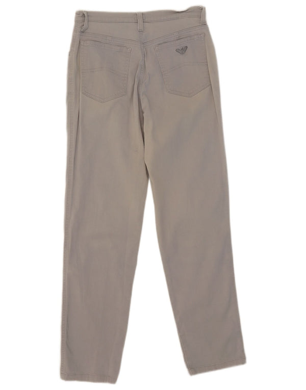 Armani Mujer Pantalones Casuales Slim W26 L27 Gris