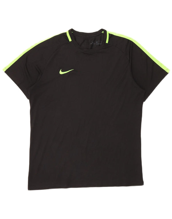 Nike Camiseta Dri Fit para Hombre Top XL Negro Colorblock