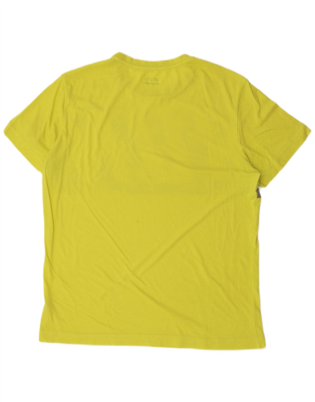 LOTTO Hombre Life's Graphic Camiseta Top XL Algodón Amarillo