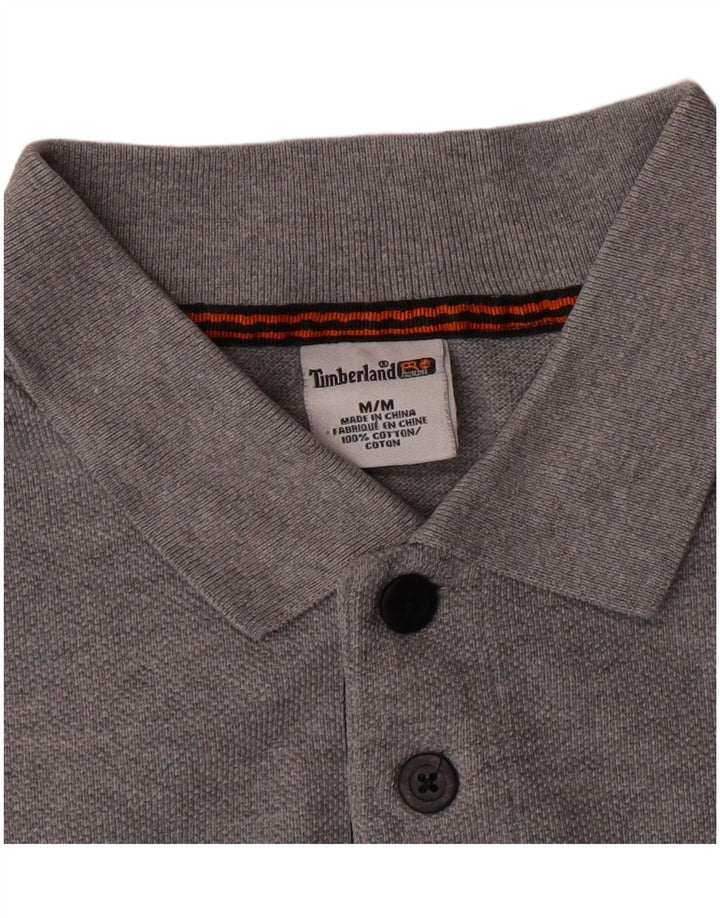 TIMBERLAND Camiseta Hombre Manga Larga Algodón Gris Medio