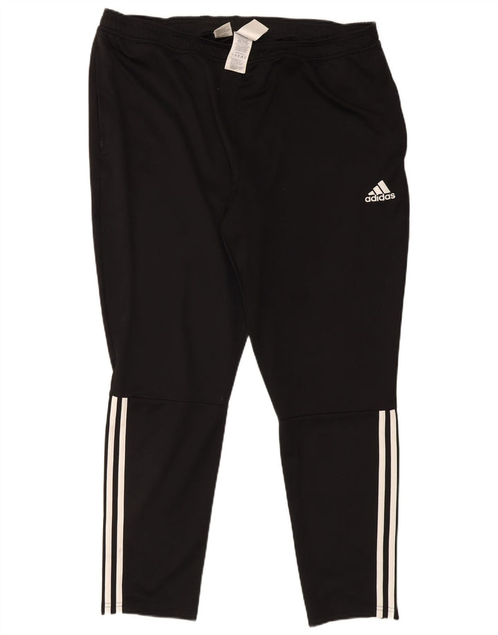 Adidas Pantalones de chándal para hombre 2XL Negro Poliéster
