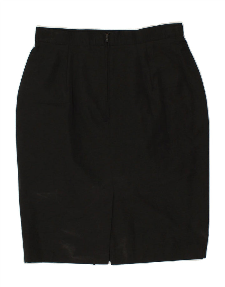 VINTAGE Womens Pencil Skirt IT 44 Medium W28 Black | Vintage Vintage | Thrift | Second-Hand Vintage | Used Clothing | Messina Hembry 