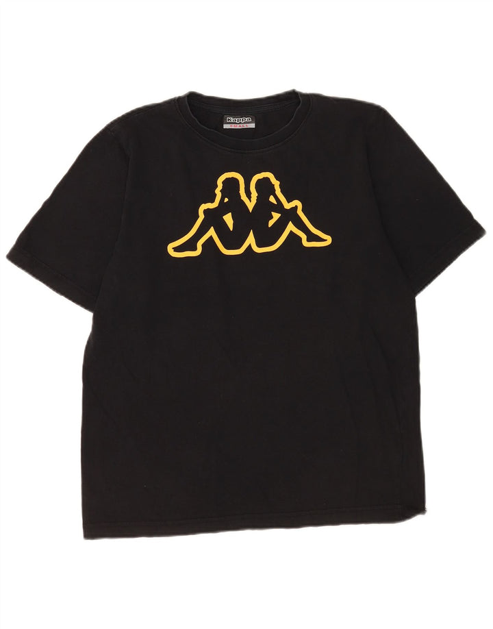 Kappa - Camiseta gráfica para hombre, talla pequeña, color negro