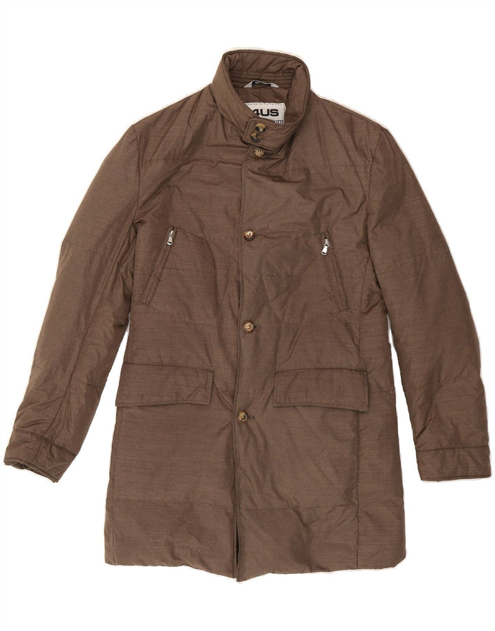 CESARE PACIOTTI Mens Padded Coat UK 36 Small Brown Polyester Vintage Cesare Paciotti and Second-Hand Cesare Paciotti from Messina Hembry 