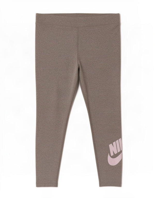 Nike Leggings capri gráficos para mujer UK 40 XL Algodón moteado gris