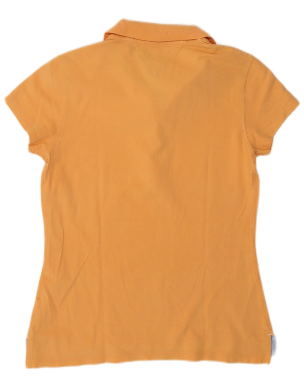 Tommy Hilfiger Polo Slim Fit para Mujer UK 12 Mediano Naranja