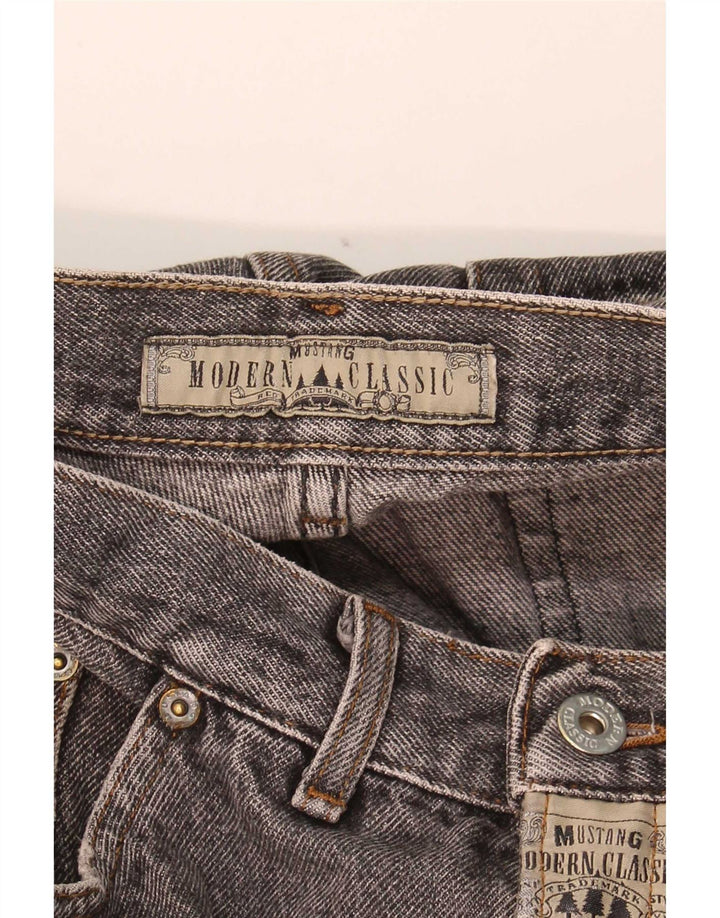 Mustang Vaqueros cónicos para hombre W34 L32 Gris