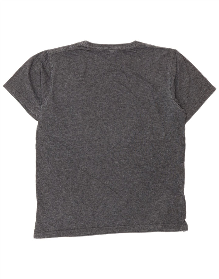 Saltrock - Camiseta gráfica para hombre, talla pequeña, algodón gris