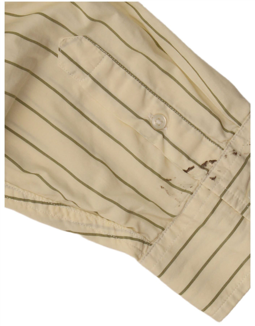 Camisa Gap Original Fit XL De Algodón A Rayas Beige |