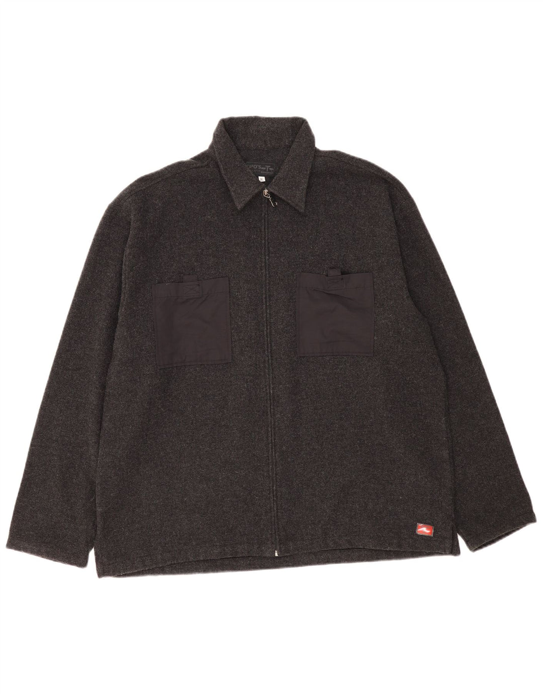 Tipo' S Chaqueta Bomber para Hombre Ropa de Trabajo UK 42 XL Acrílico Gris Gris