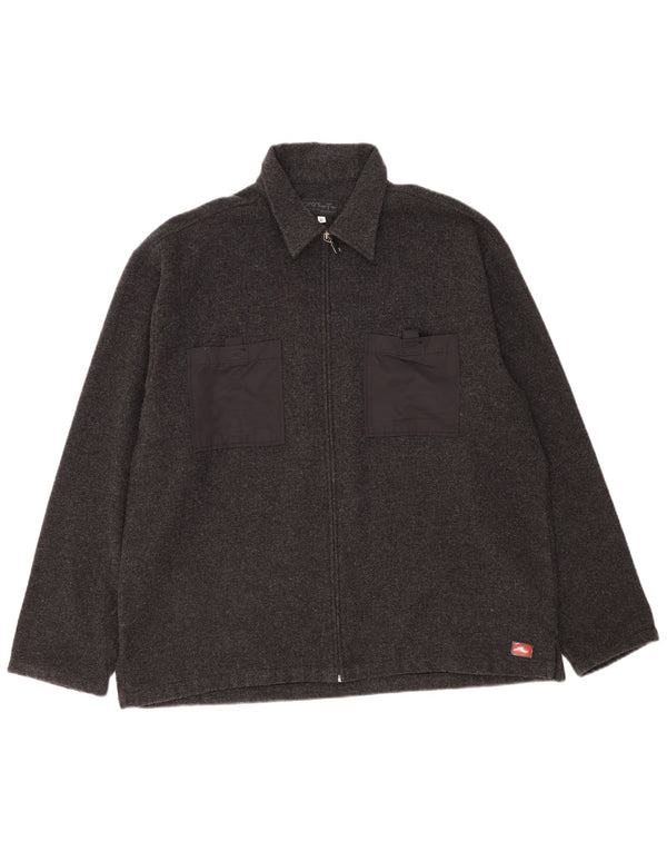 Tipo' S Chaqueta Bomber para Hombre Ropa de Trabajo UK 42 XL Acrílico Gris Gris