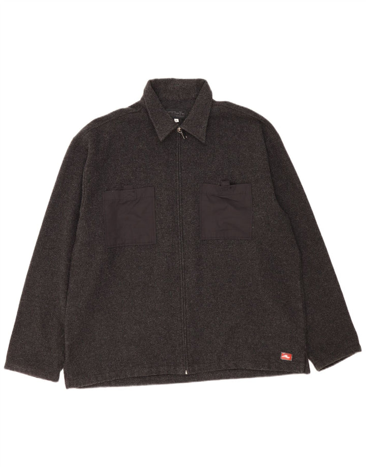 Tipo' S Chaqueta Bomber para Hombre Ropa de Trabajo UK 42 XL Acrílico Gris Gris
