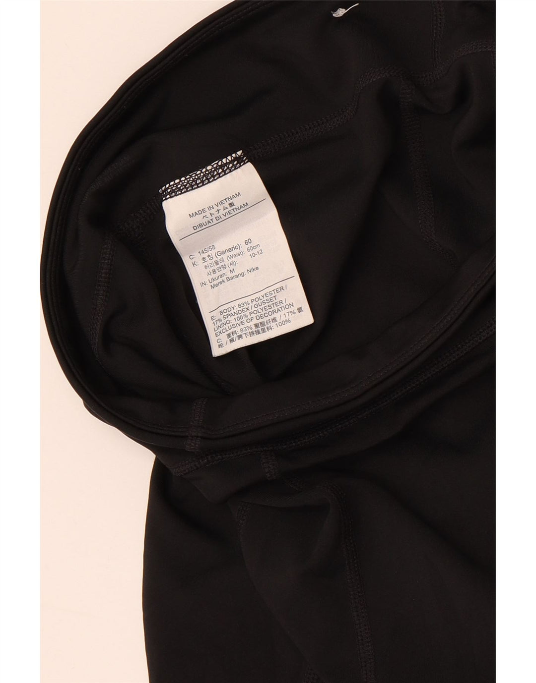 Nike Shorts deportivos para niñas 10-11 años Mediano Negro Poliéster