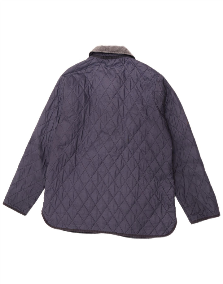 Barbour Chaqueta acolchada para mujer Reino Unido 44 Grande Poliamida azul marino