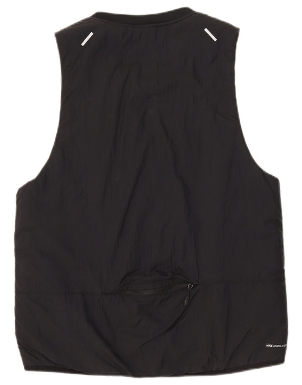 Chaleco acolchado Nike para mujer UK 44 Medium Black Nylon