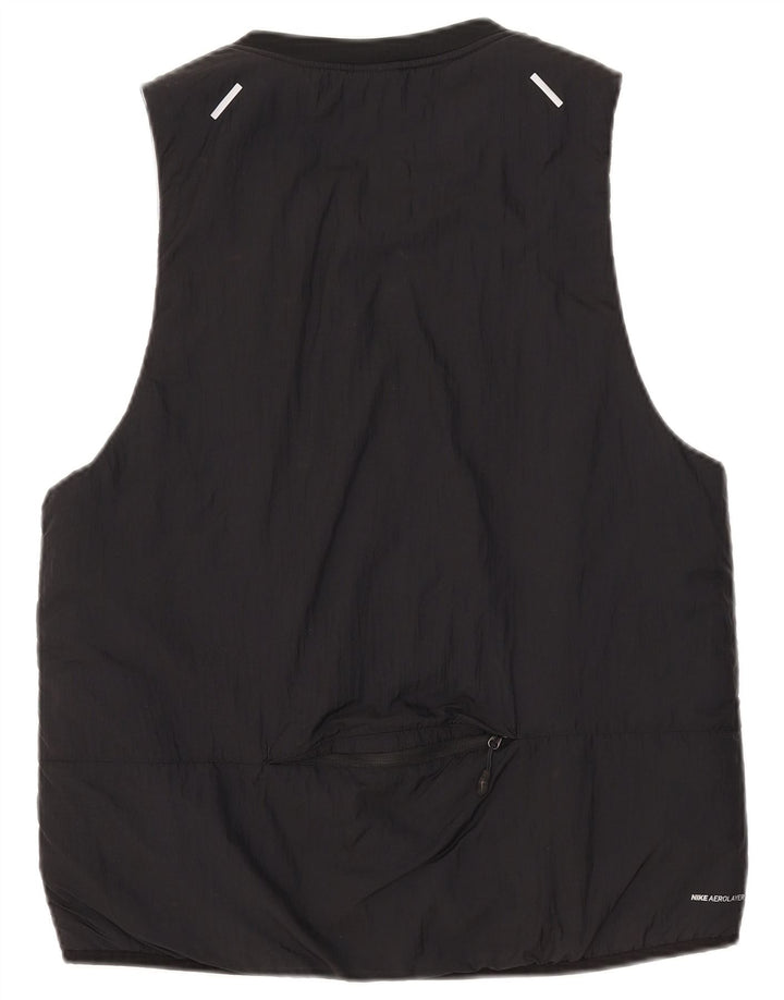Chaleco acolchado Nike para mujer UK 44 Medium Black Nylon