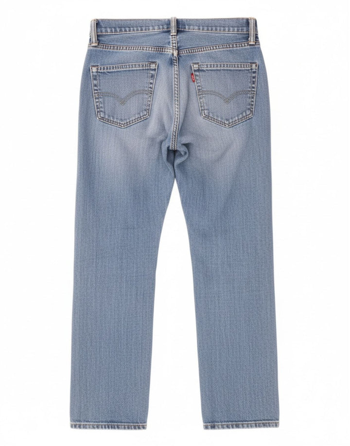 LEVI'S Womens 511 Straight Jeans W29 L26 Blue Cotton