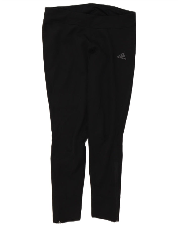 Adidas Leggings Climalite para mujer Reino Unido 12/14 Mediano Negro Poliéster