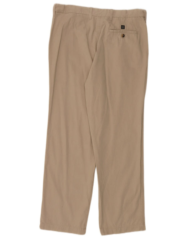 Marks & Spencer Pantalón chino de corte regular para hombre W34 L31 Algodón beige
