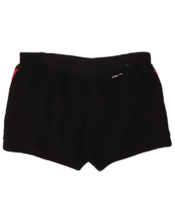 Adidas Mujer Climacool Sport Shorts UK 12 Medio Negro Poliéster