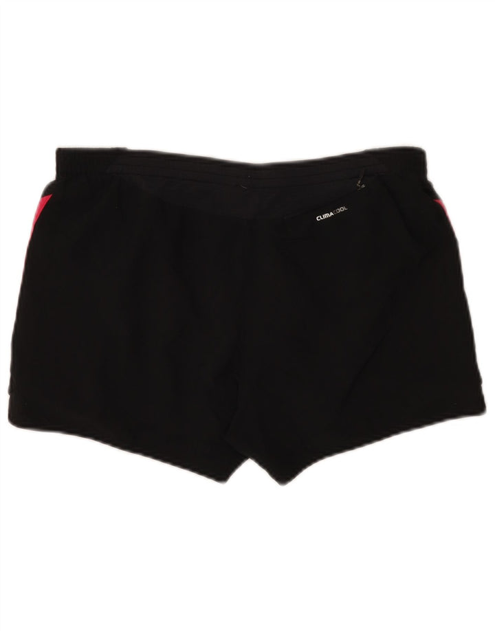 Adidas Mujer Climacool Sport Shorts UK 12 Medio Negro Poliéster