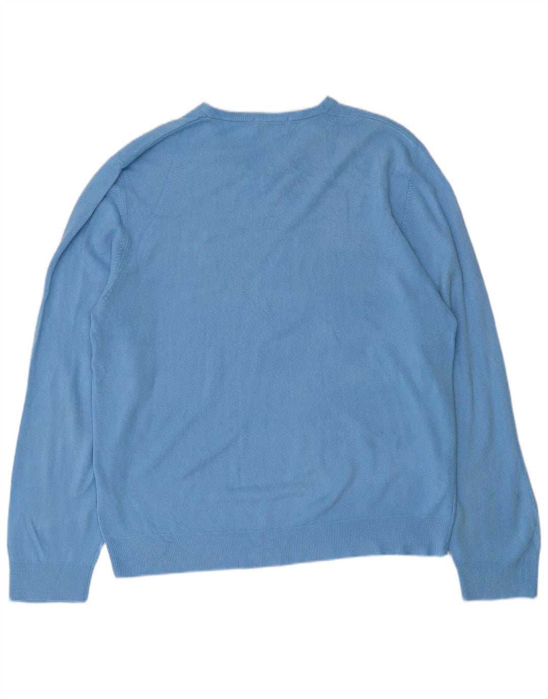 Marks & Spencer Suéter Azul Harbor con Cuello en V para Hombre Acrílico XL