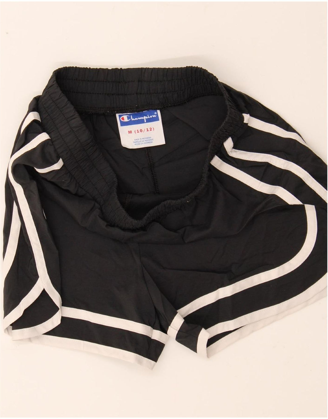 CHAMPION Boys Sport Shorts 10-11 Years Medium Black Vintage Champion and Second-Hand Champion from Messina Hembry 