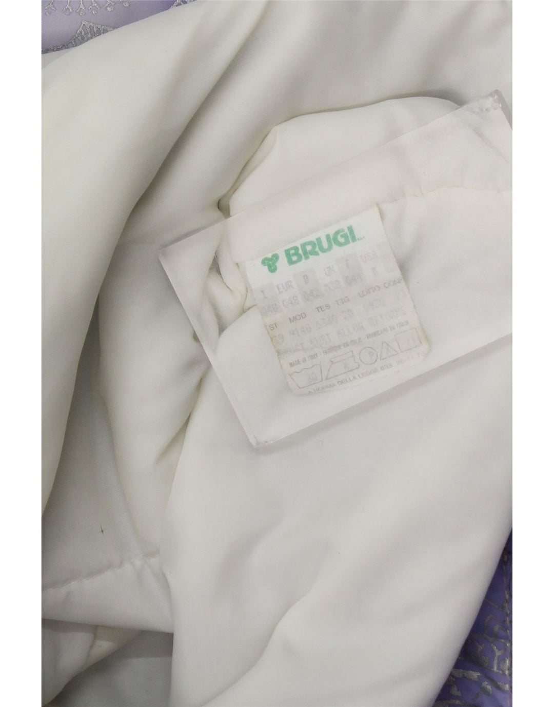 Chaqueta de esquí extragrande para mujer Brugi Talla 48 Púrpura Paisley Poliamida