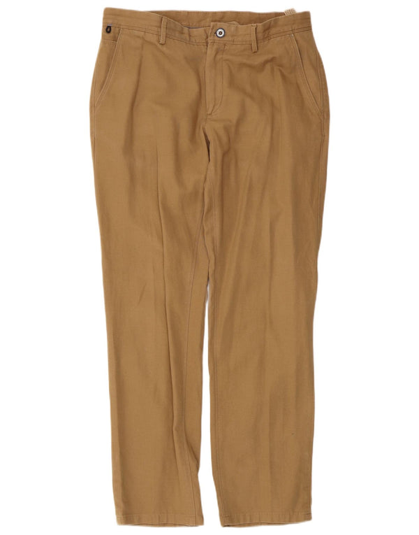 Massimo Dutti Pantalón Chino Casual Fit Hombre EU 40 Medium W31 L29 Beige