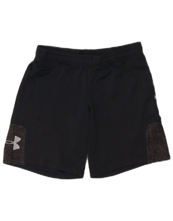 UNDER ARMOUR Pantalones cortos deportivos para niño 9-10 años Mediano Negro Poliéster