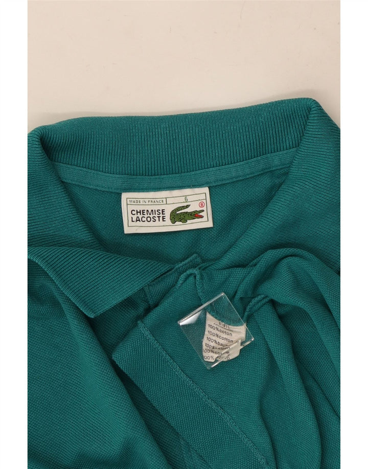 LACOSTE Polo para hombre talla 6 XL Algodón turquesa